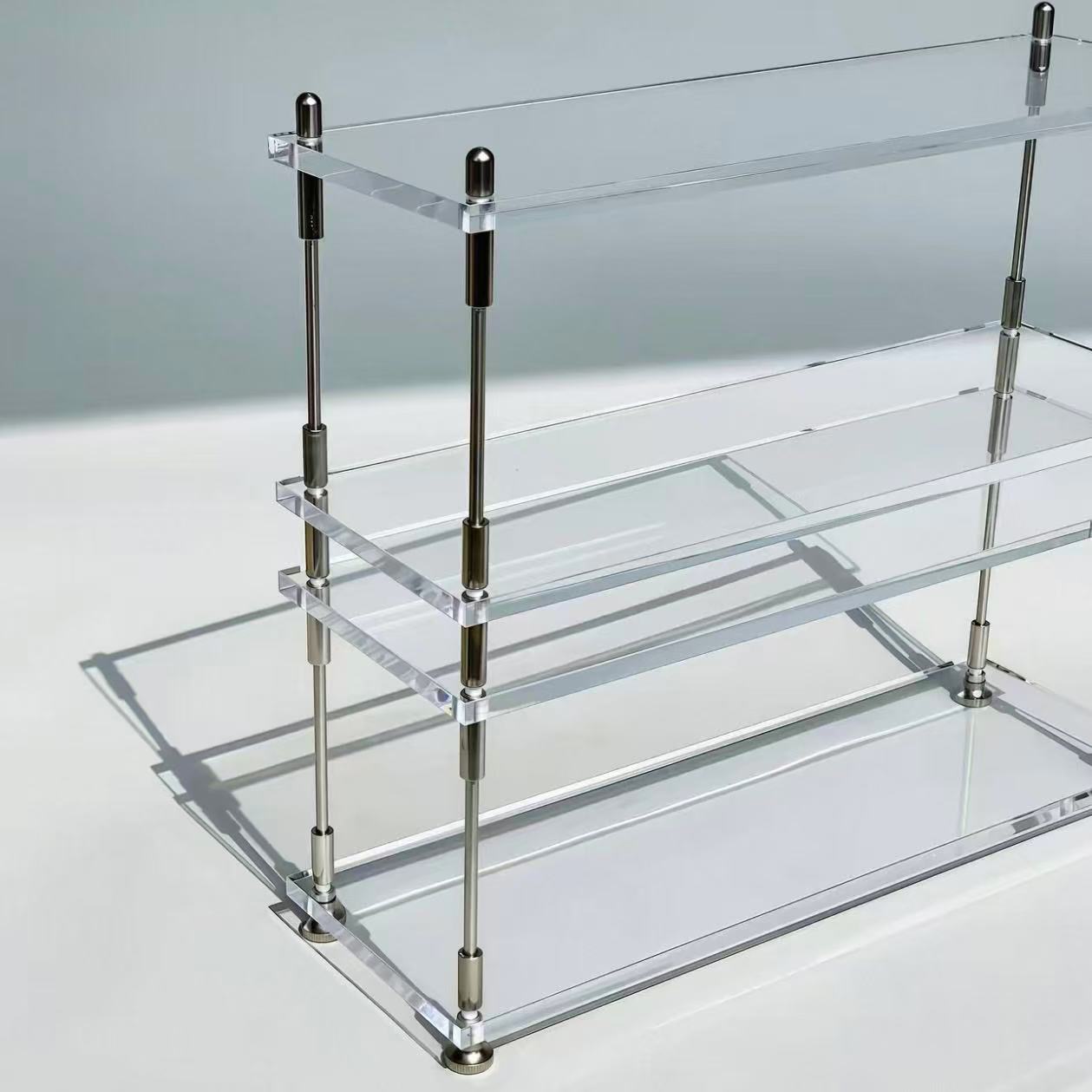 Axis Stainless Steel and Acrylic Display Stand
