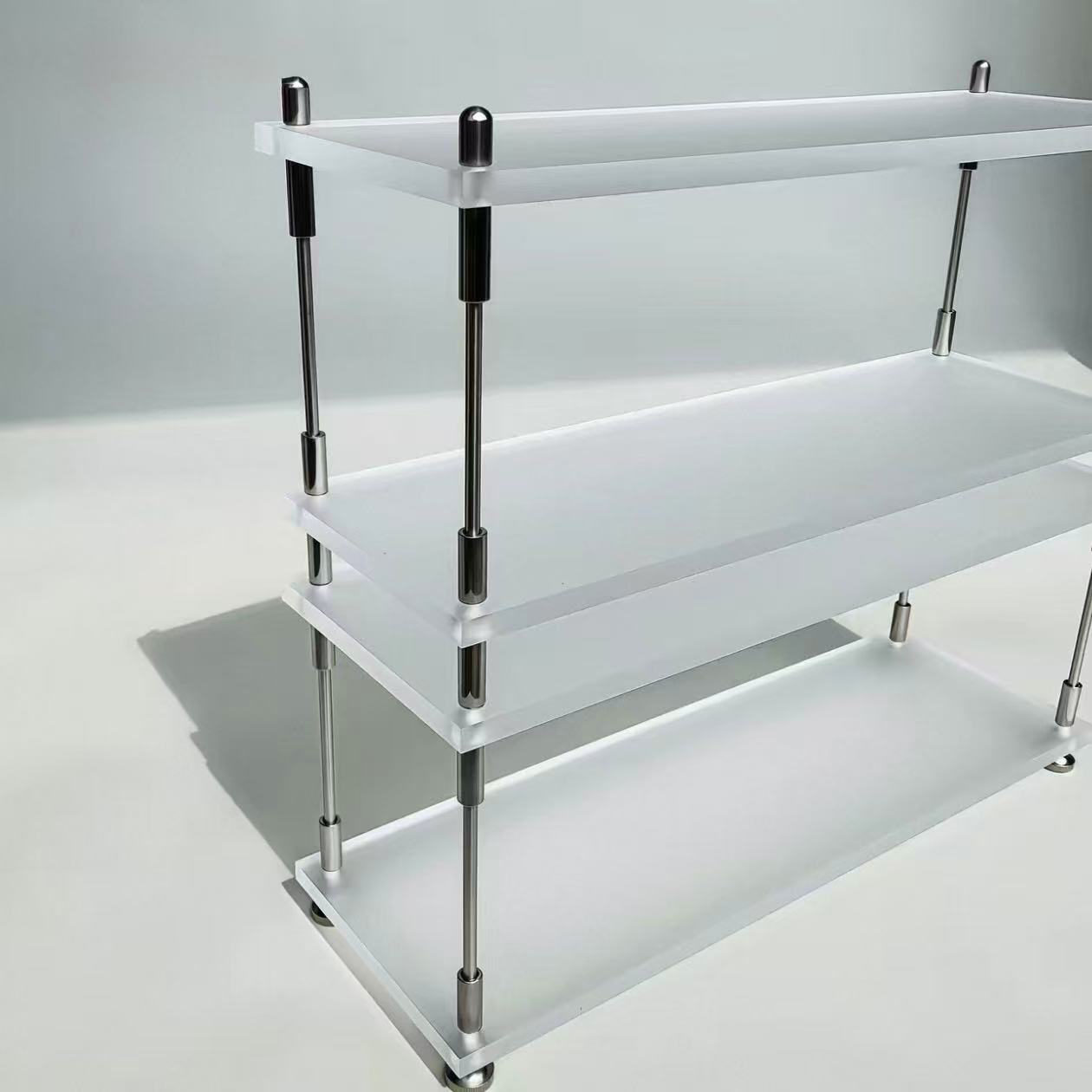 Axis Stainless Steel and Acrylic Display Stand