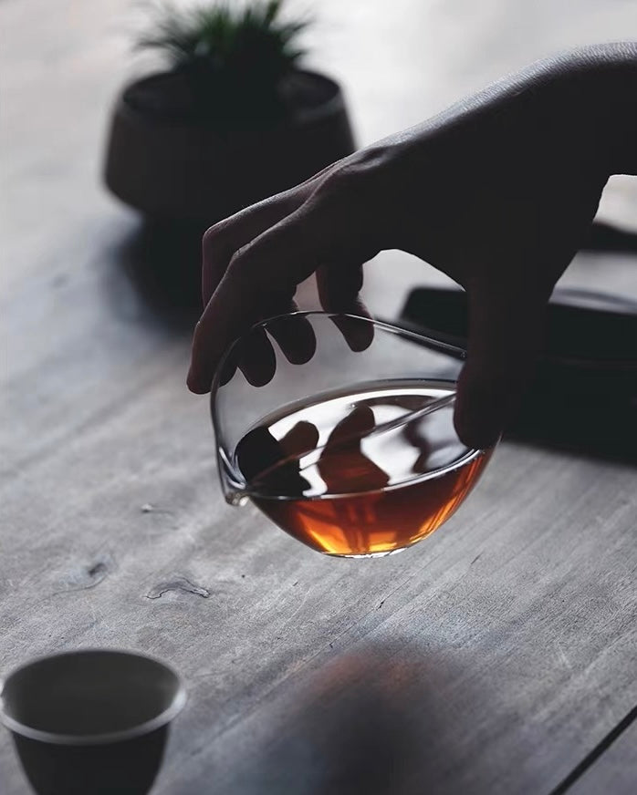 Bianzhou Hand-Blown Glass Fairness Pitcher