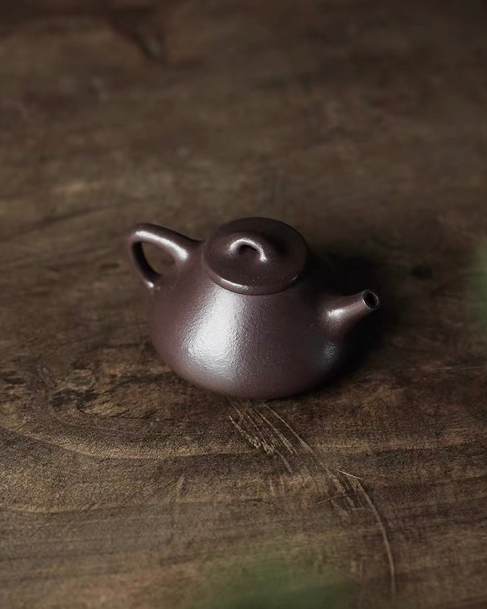 Ziye Shipiao 115ml Fully Handmade Yixing Zini Teapot