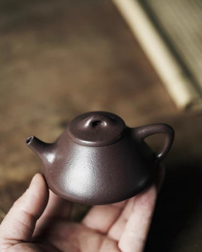 Ziye Shipiao 115ml Fully Handmade Yixing Zini Teapot