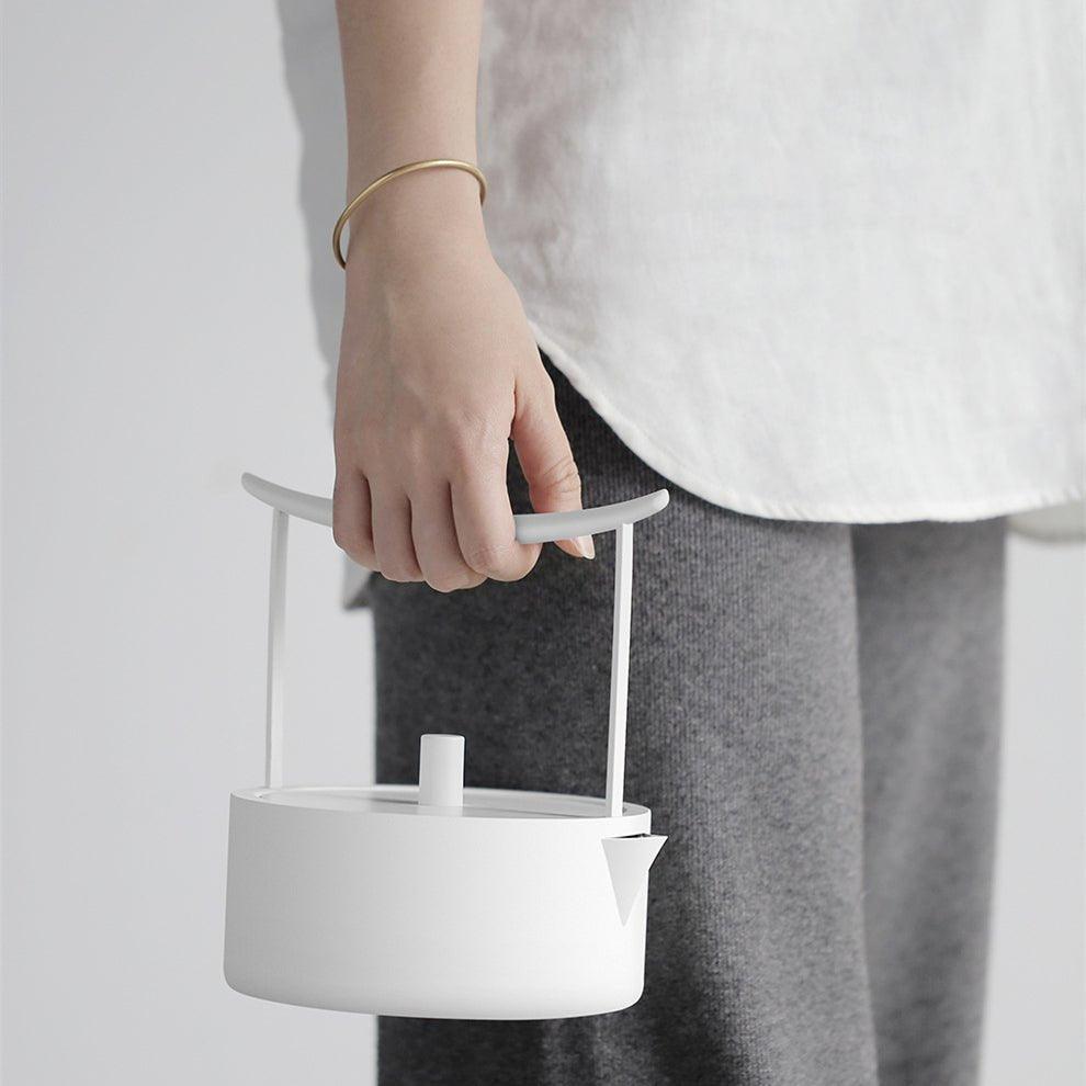 Minimalistic White Stainless Steel Torii Water Boiler