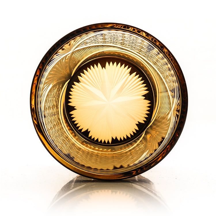 Edo Kiriko Handcrafted Crane Feather Whisky Glass – A Masterpiece of Japanese Artistry