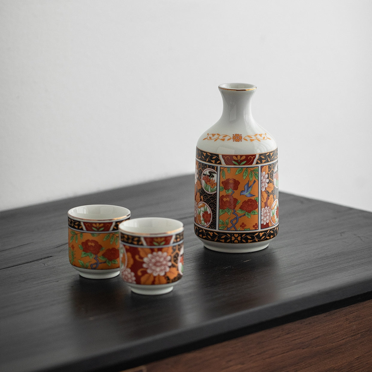 Japanese Mino-yaki Sake Set