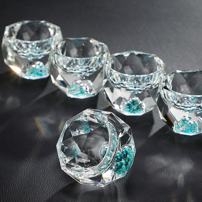 Handcrafted Gold Leaf Crystal Cup - Your Personal "Master" Cup