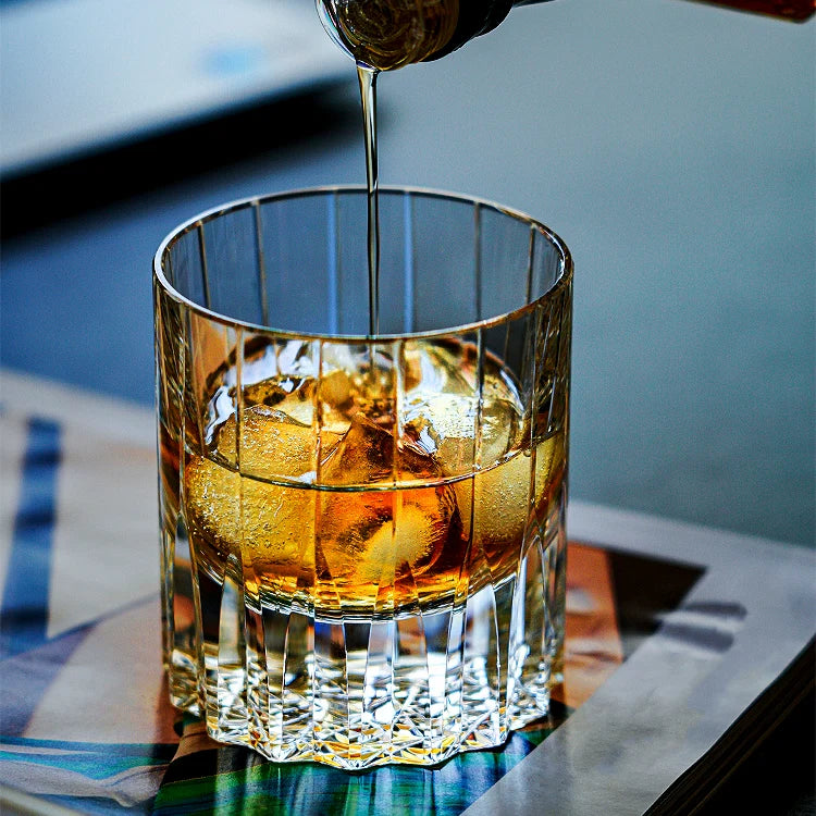Edo Kiriko Multi-Color Edition "Dazzling" Whisky Glass - Handcrafted Japanese Artistry