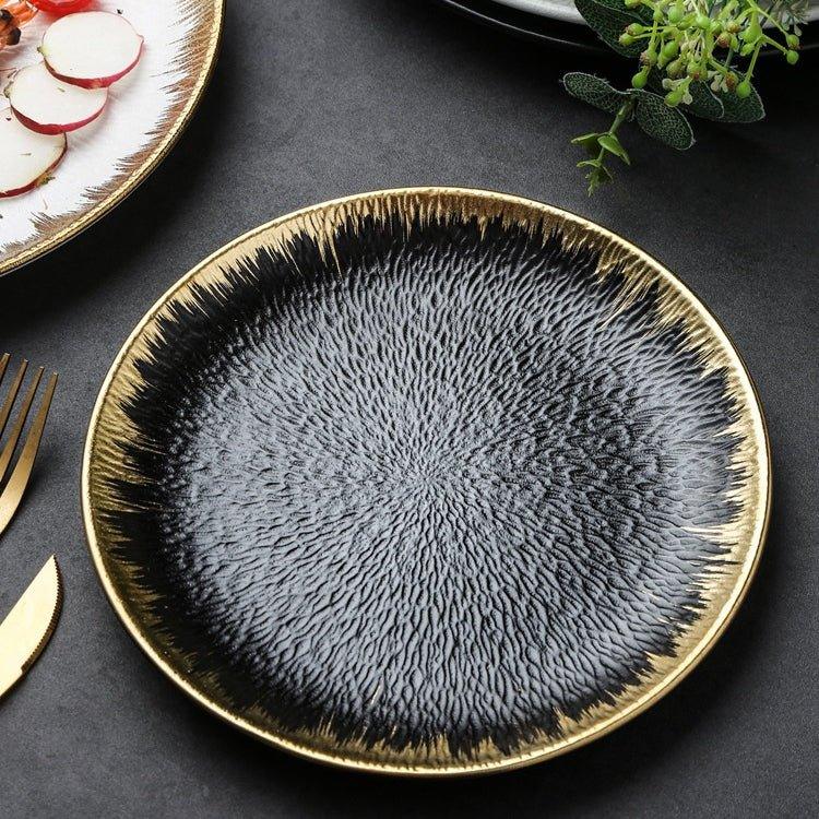 Matte Ceramic Rounded Serving Plates – Modern Simplicity for Effortless Entertaining