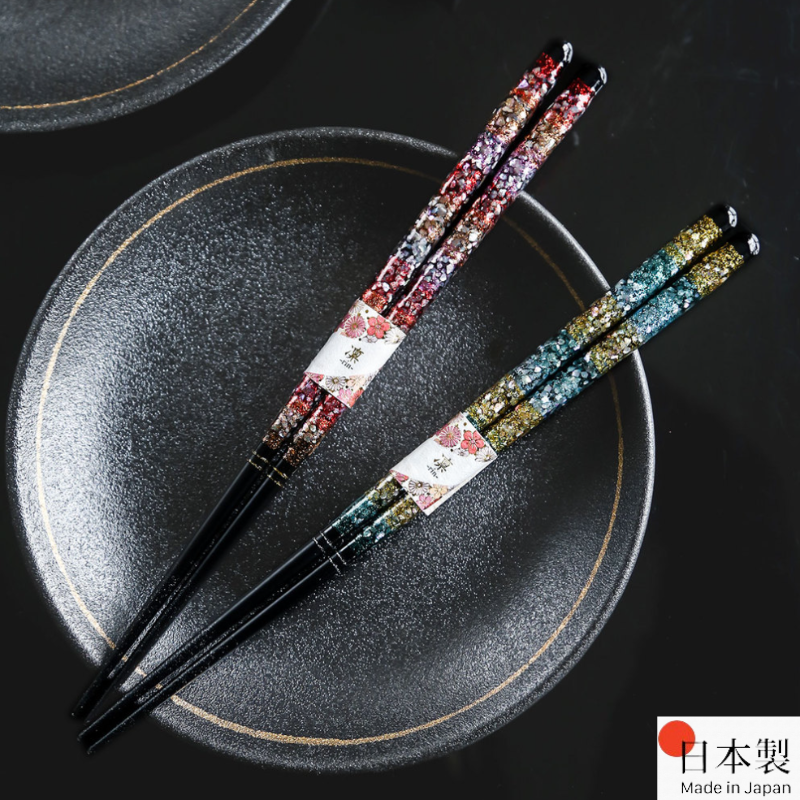 Japanese Handcrafted "Starry Night" Wooden Chopsticks – A Glimmer of the Cosmos for Your Table