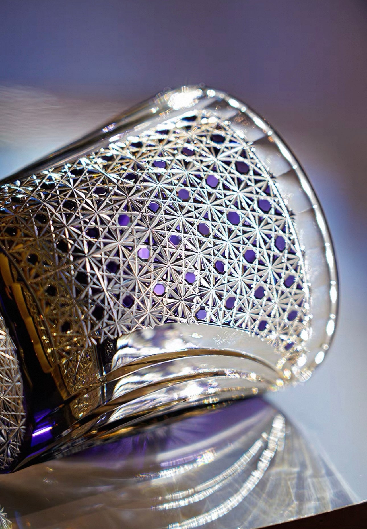 The "Majestic Tiger" Master-Edition Edo Kiriko Whiskey Glass