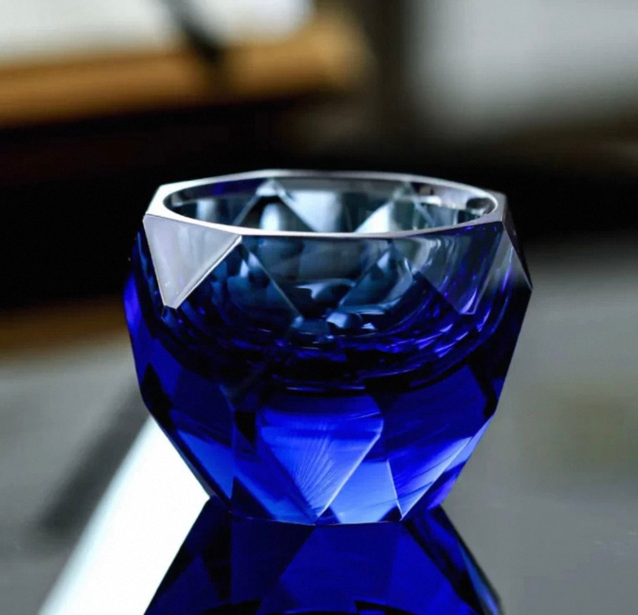 Handcrafted Gold Leaf Crystal Cup - Your Personal "Master" Cup