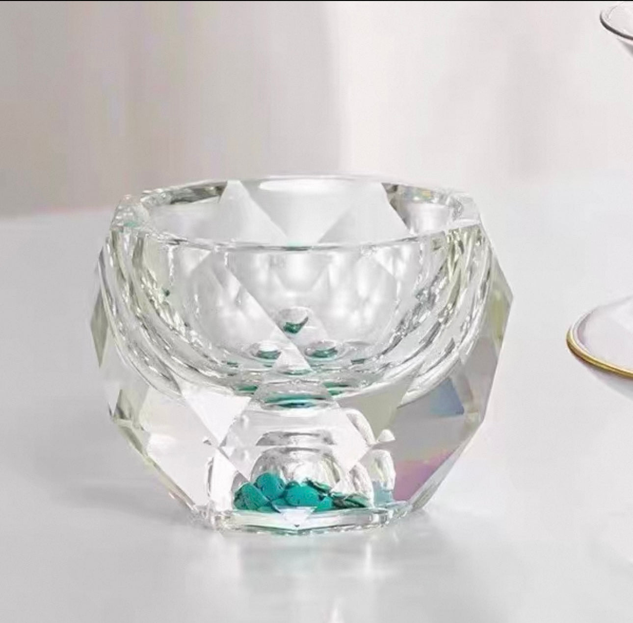 Handcrafted Gold Leaf Crystal Cup - Your Personal "Master" Cup