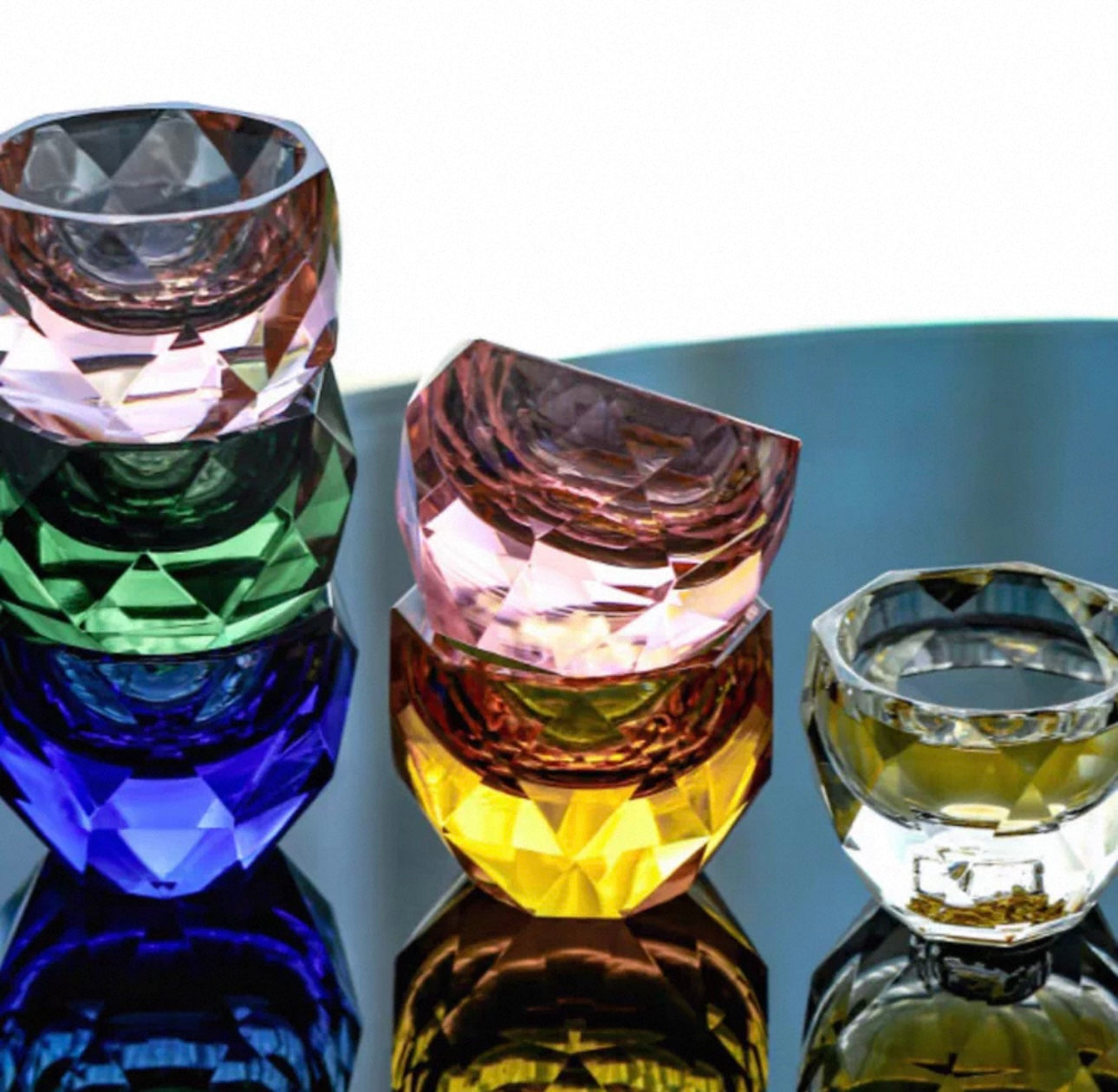 Handcrafted Gold Leaf Crystal Cup - Your Personal "Master" Cup