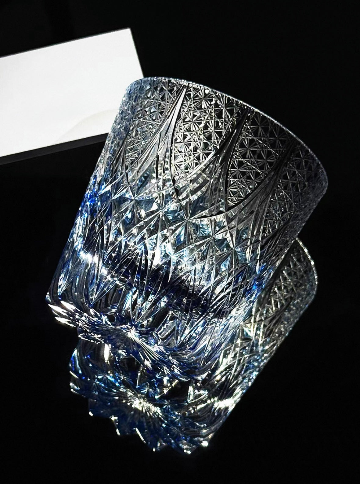 "Star of Eternity" Edo Kiriko Whiskey Glass