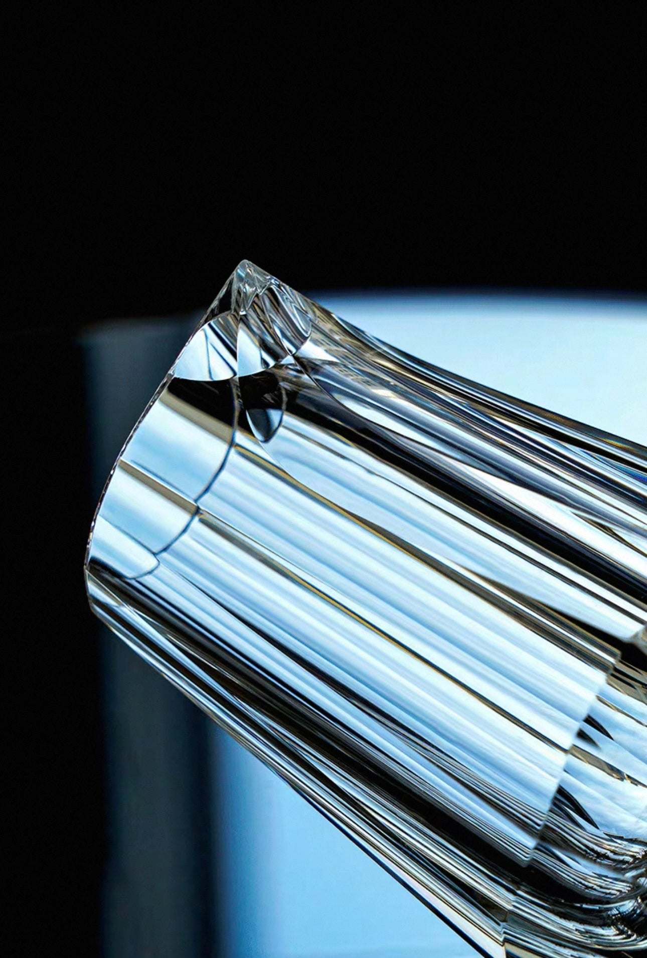 Handcrafted Cut-Glass K9 Crystal Liquor Decanter Set