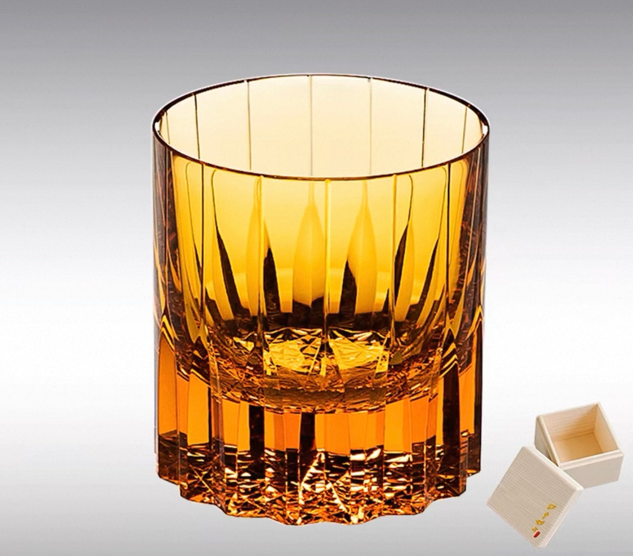 Edo Kiriko Multi-Color Edition "Dazzling" Whisky Glass - Handcrafted Japanese Artistry