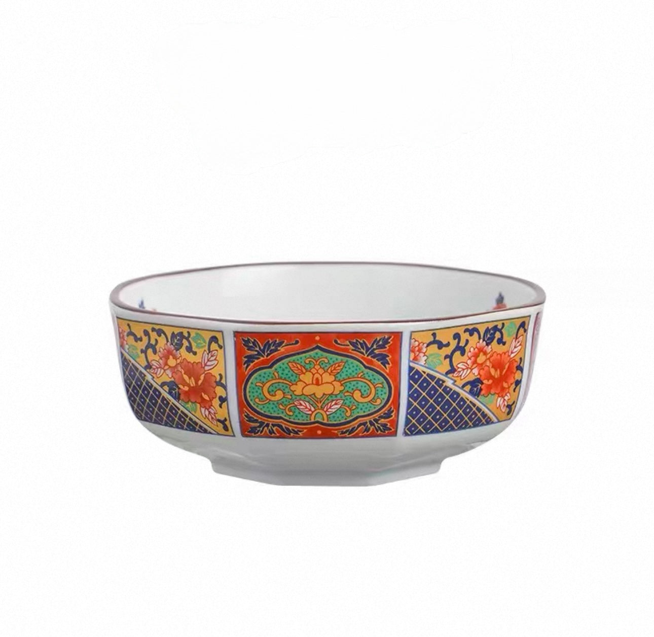 Japanese Mino Ware Imari Series Handcrafted Imperial Ramen Bowl – A Culinary Masterpiece