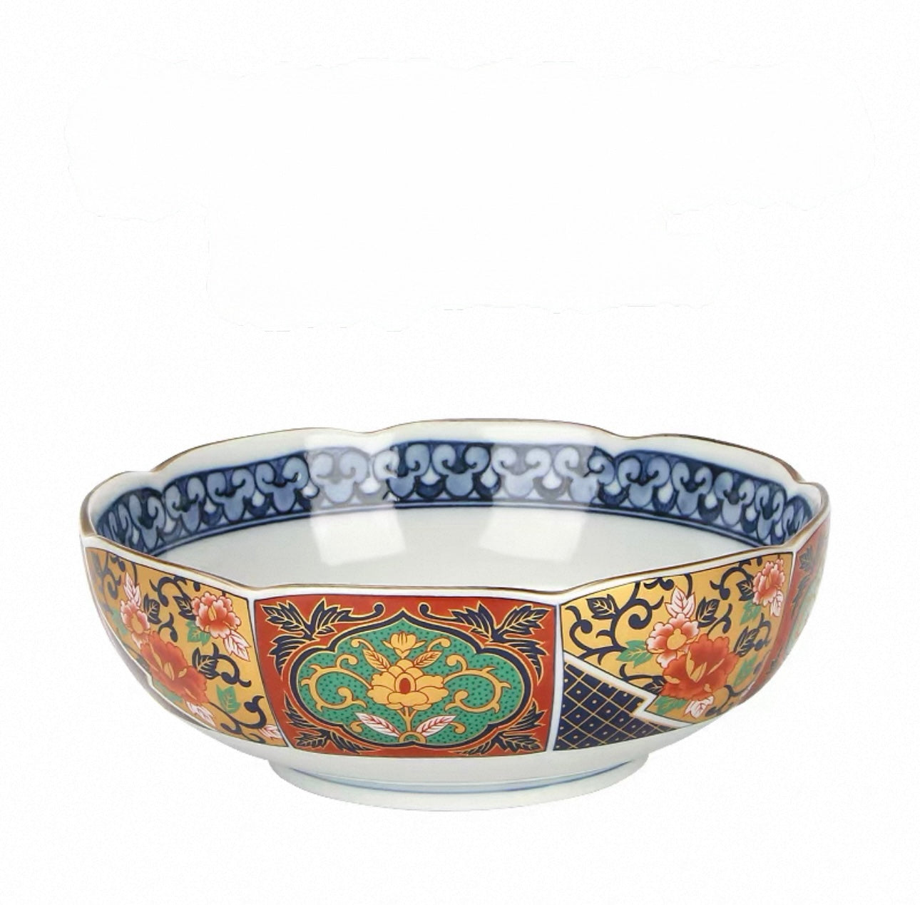 Japanese Mino Ware Imari Series Handcrafted Imperial Ramen Bowl – A Culinary Masterpiece