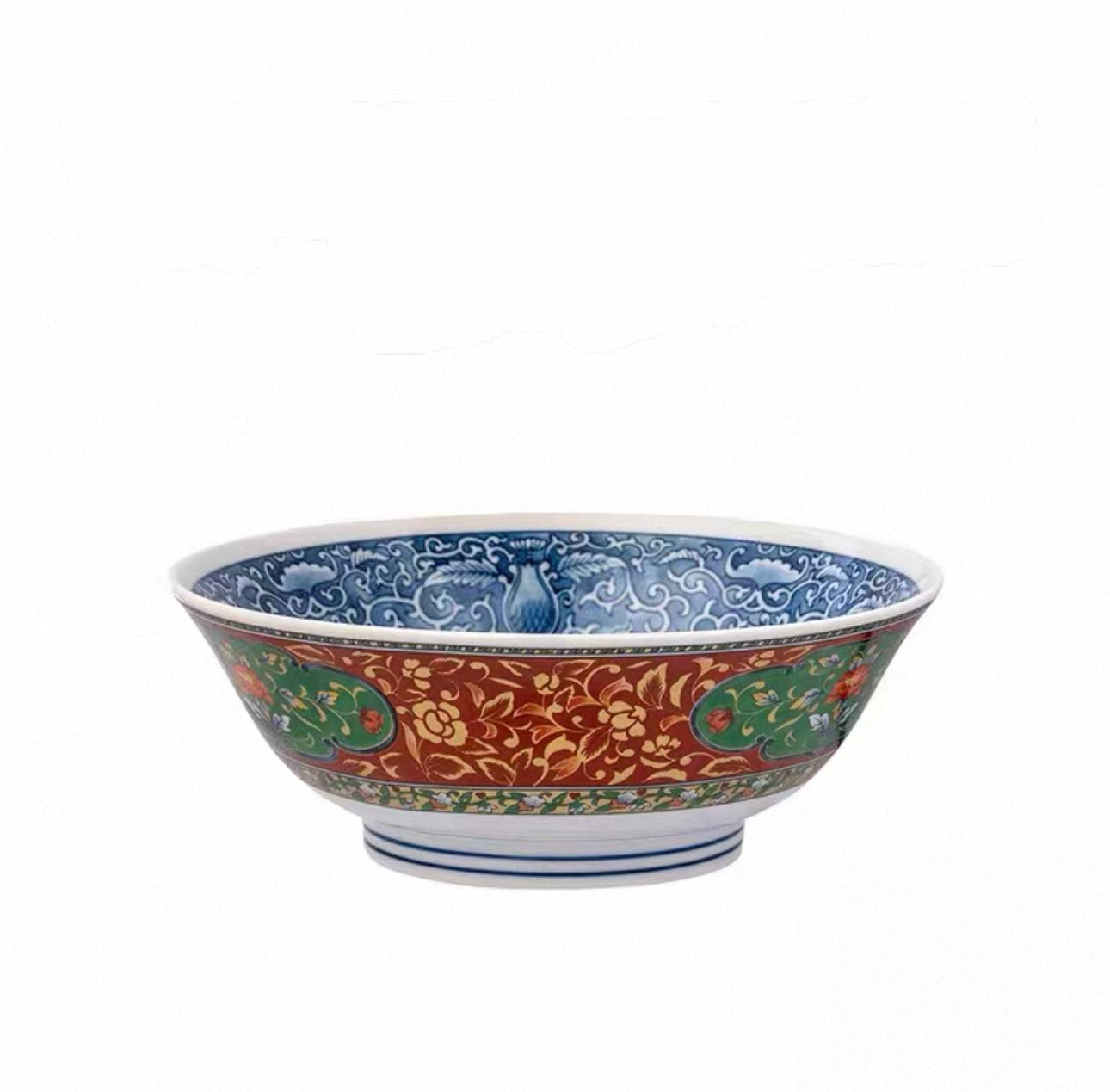 Japanese Mino Ware Imari Series Handcrafted Imperial Ramen Bowl – A Culinary Masterpiece