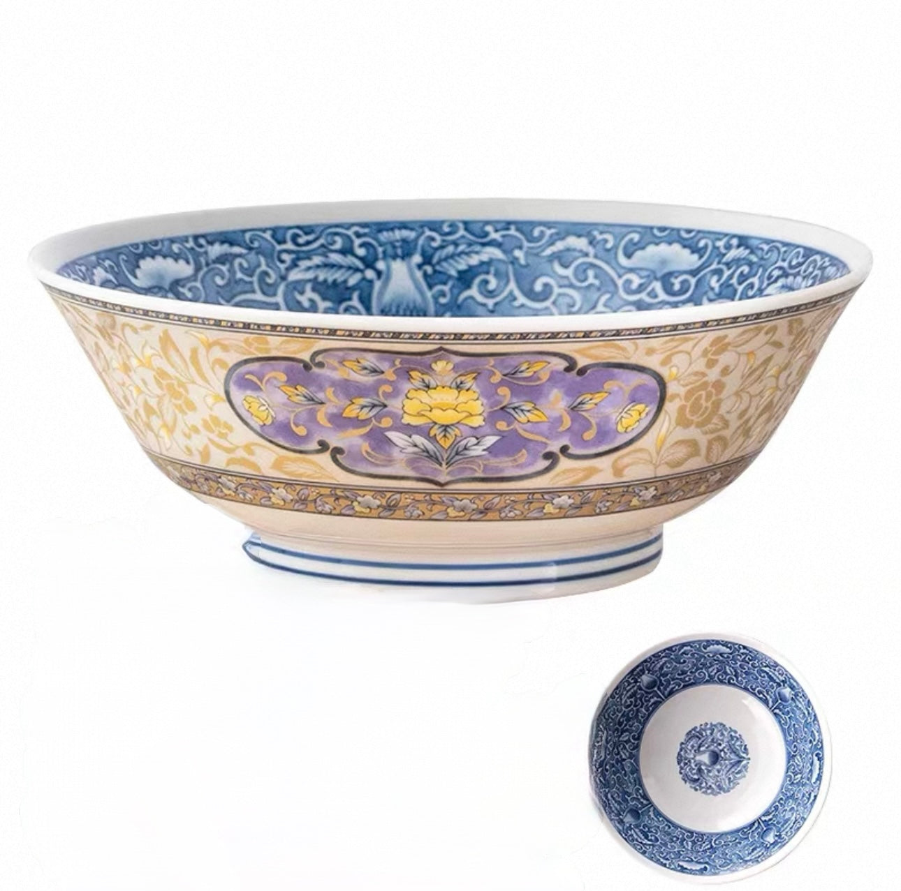 Japanese Mino Ware Imari Series Handcrafted Imperial Ramen Bowl – A Culinary Masterpiece