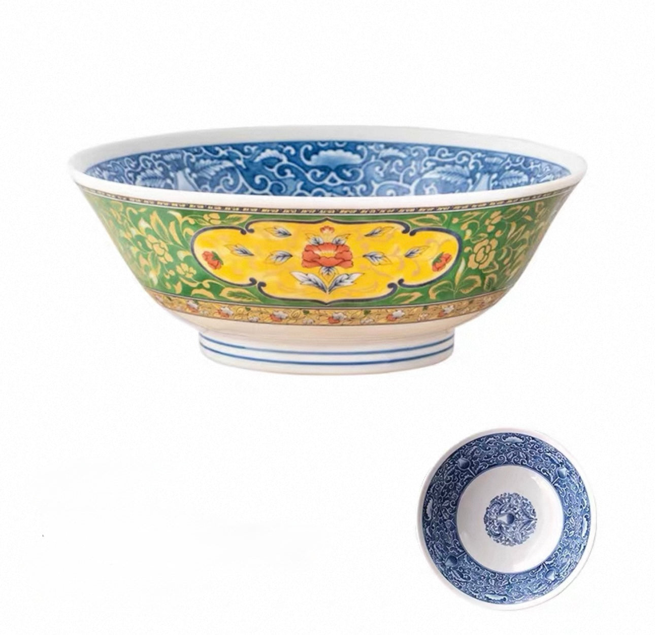 Japanese Mino Ware Imari Series Handcrafted Imperial Ramen Bowl – A Culinary Masterpiece