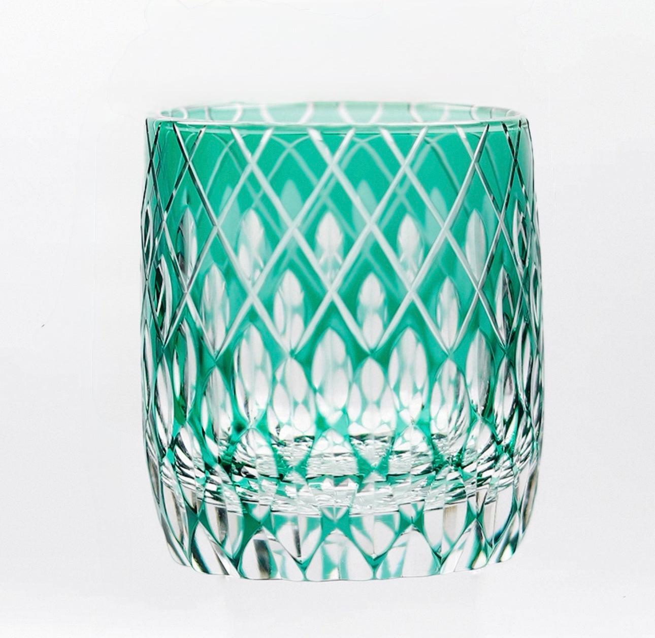 Edo Kiriko Handcrafted Bamboo Feast Whisky Glass – A Harvest of Serenity in Crystal