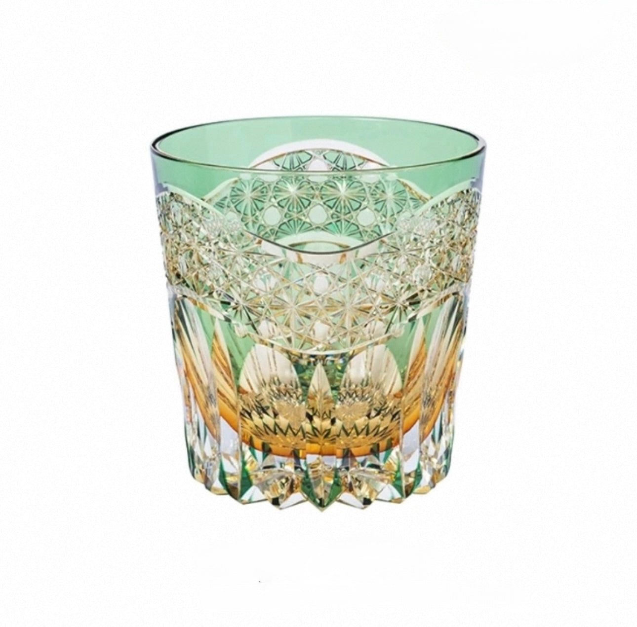 Edo Kiriko Handcrafted Amethyst Prism Whisky Glass – A Royal Glimmer in Crystal