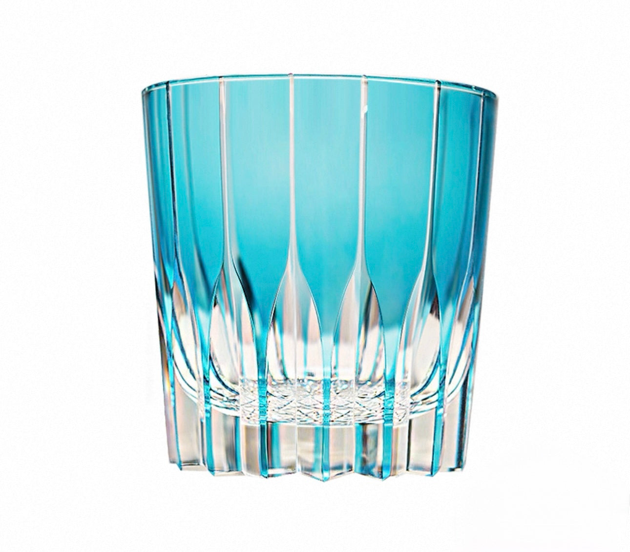 Exquisite Handmade Edo Kiriko Starburst Crystal Tumbler