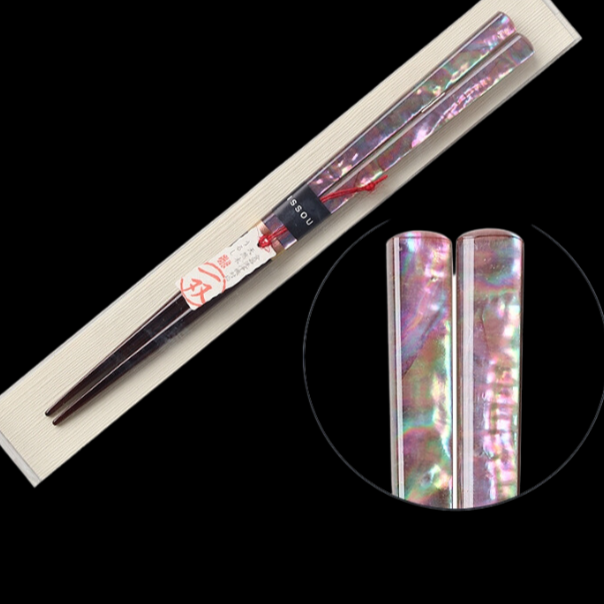 Japanese Handcrafted Mother of Pearl Chopsticks Set