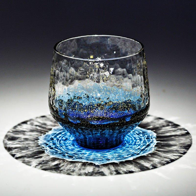 Luxury Japanese "Galaxy" Crystal Glasses – A Universe in Your Hand