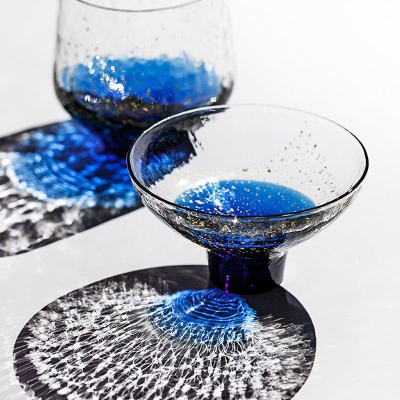 Luxury Japanese "Galaxy" Crystal Glasses – A Universe in Your Hand