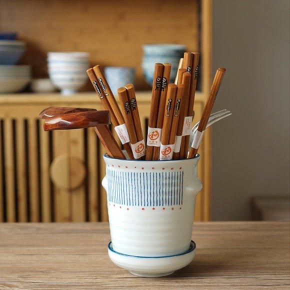 Japanese Handcrafted Ceramic Glazed Chopsticks Holders – Elevate Your Dining