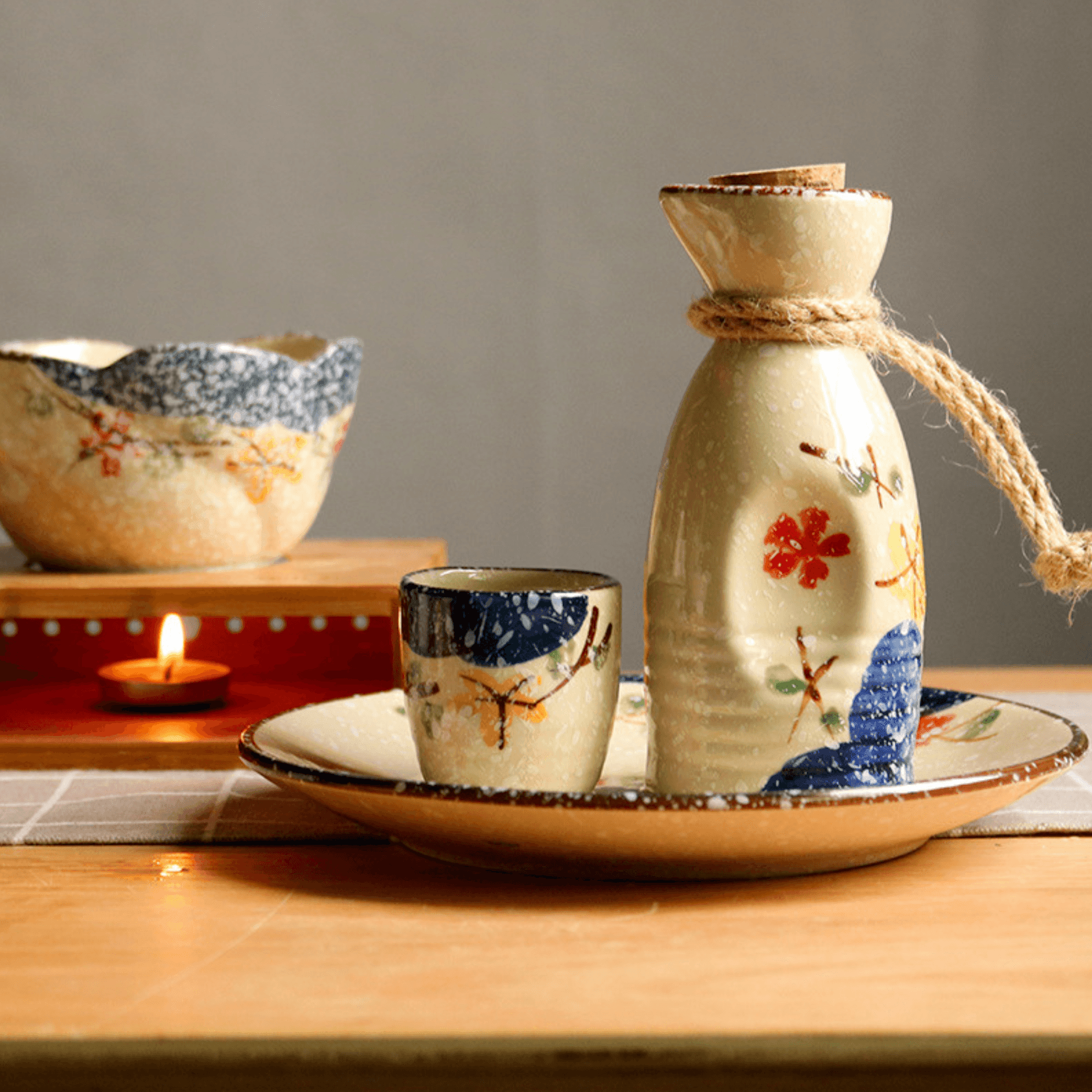 Japanese Sakura Sake Ceramic Flagon Sets – Blossom Your Sake Experience