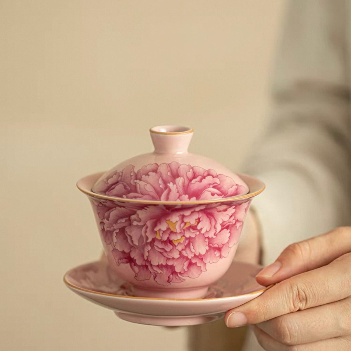 Gaiwan Tradizionale In Creta Yixing Da 150 Ml, TEA SOUL, Per Cerimonia Del Tè Cinese