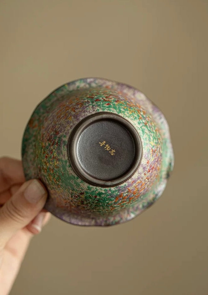 Zen Lotus Aged Clay "Two-Piece" Gaiwan (Anti-Scald)
