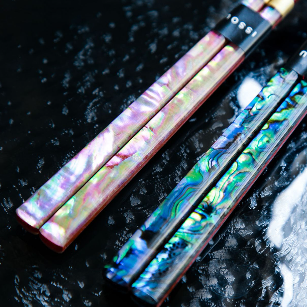 Japanese Handcrafted Mother of Pearl Chopsticks Set