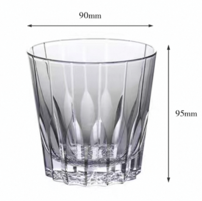 Exquisite Handmade Edo Kiriko Starburst Crystal Tumbler