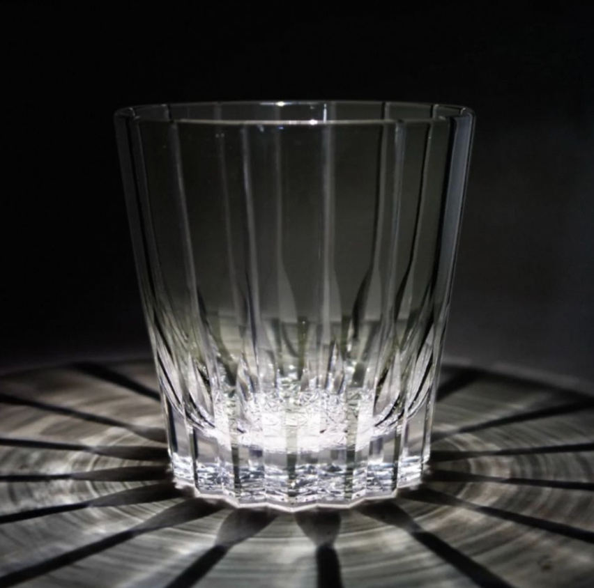 Exquisite Handmade Edo Kiriko Starburst Crystal Tumbler