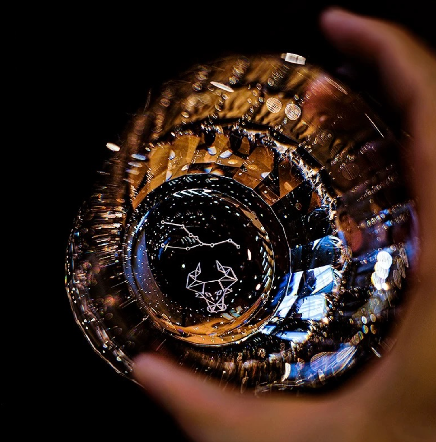 Edo Kiriko "12 Constellations" K9 Lead-Free Crystal Whiskey Glass – A Celestial Birthday Gift