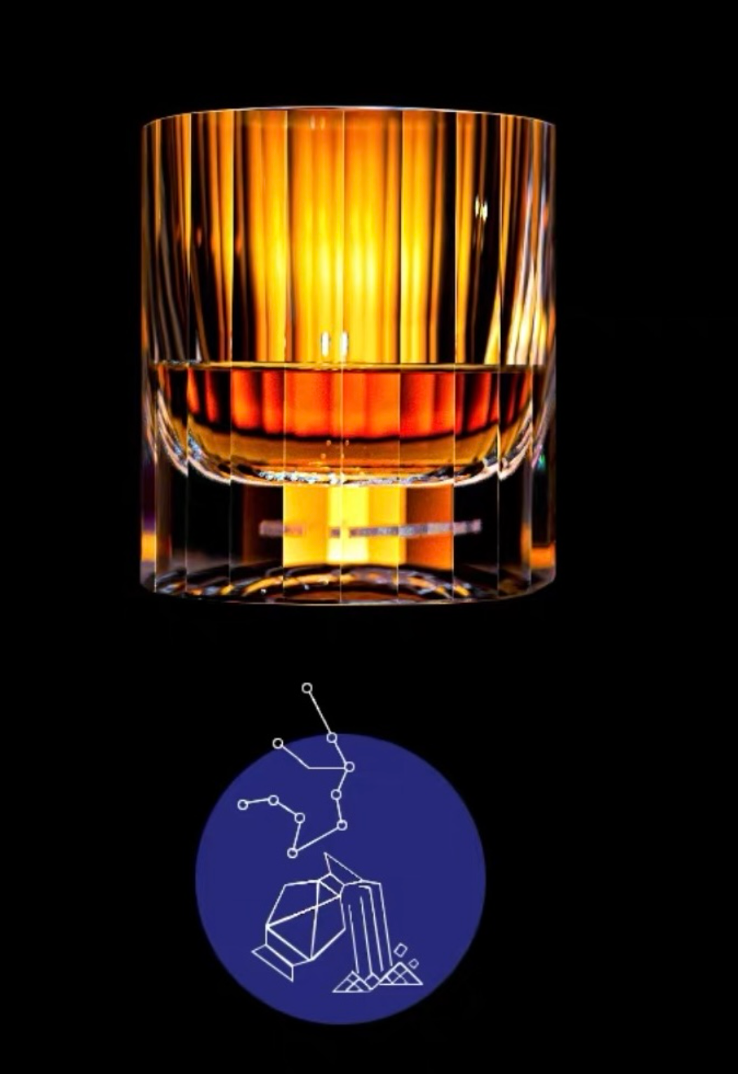 Edo Kiriko "12 Constellations" K9 Lead-Free Crystal Whiskey Glass – A Celestial Birthday Gift