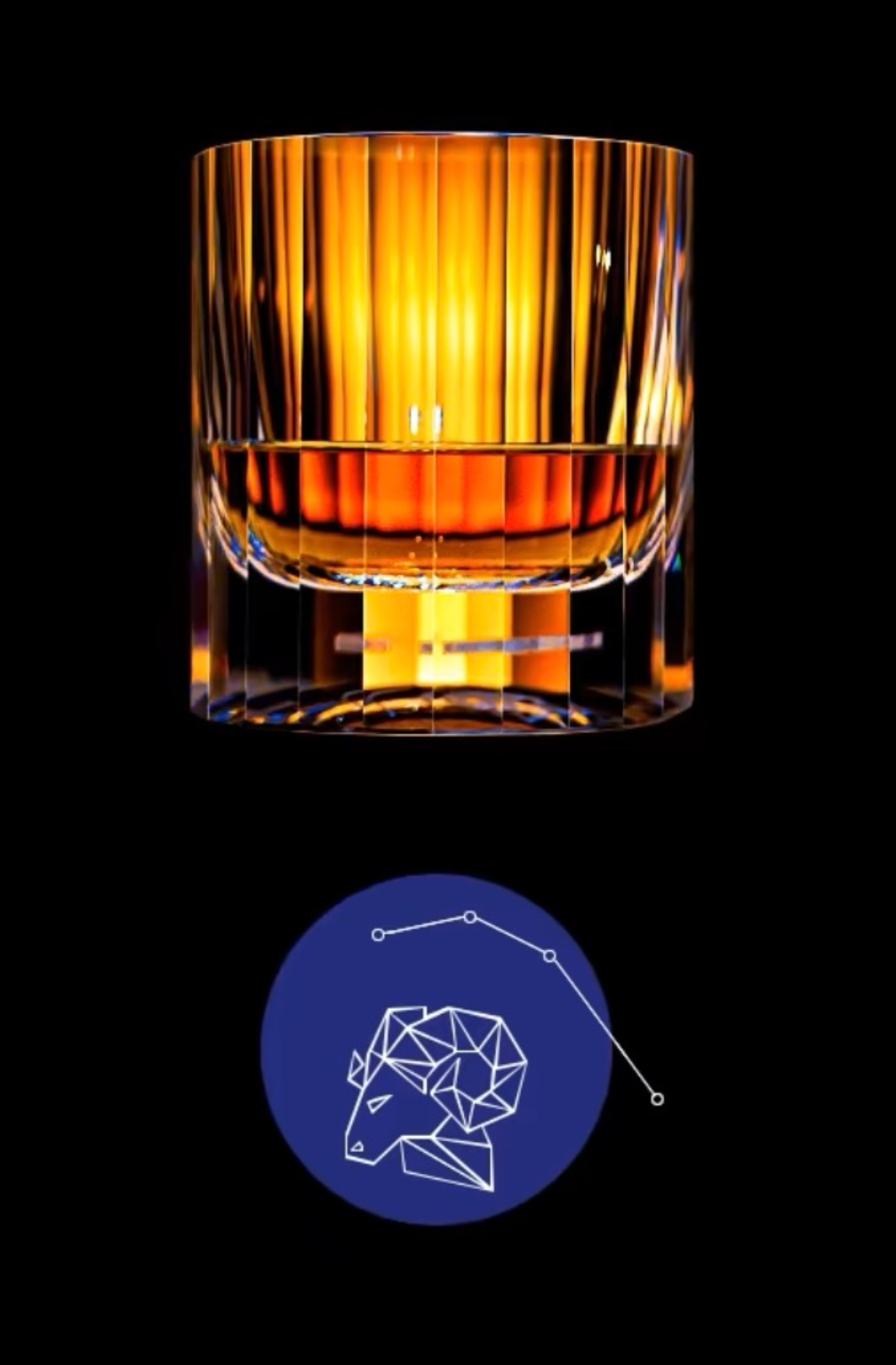 Edo Kiriko "12 Constellations" K9 Lead-Free Crystal Whiskey Glass – A Celestial Birthday Gift