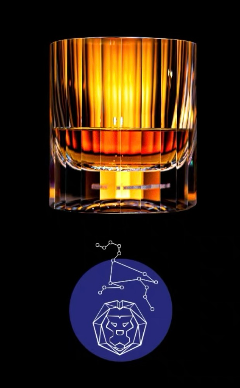 Edo Kiriko "12 Constellations" K9 Lead-Free Crystal Whiskey Glass – A Celestial Birthday Gift