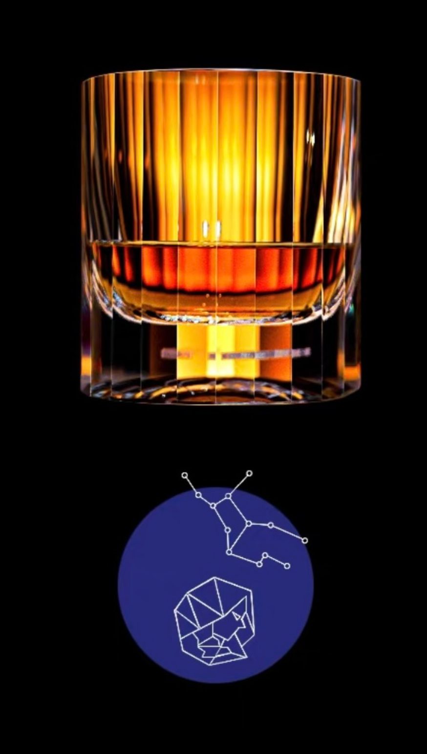 Edo Kiriko "12 Constellations" K9 Lead-Free Crystal Whiskey Glass – A Celestial Birthday Gift
