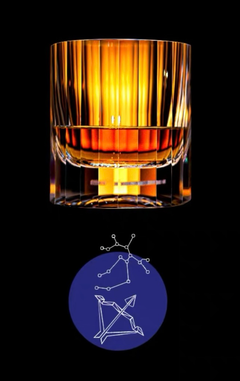 Edo Kiriko "12 Constellations" K9 Lead-Free Crystal Whiskey Glass – A Celestial Birthday Gift