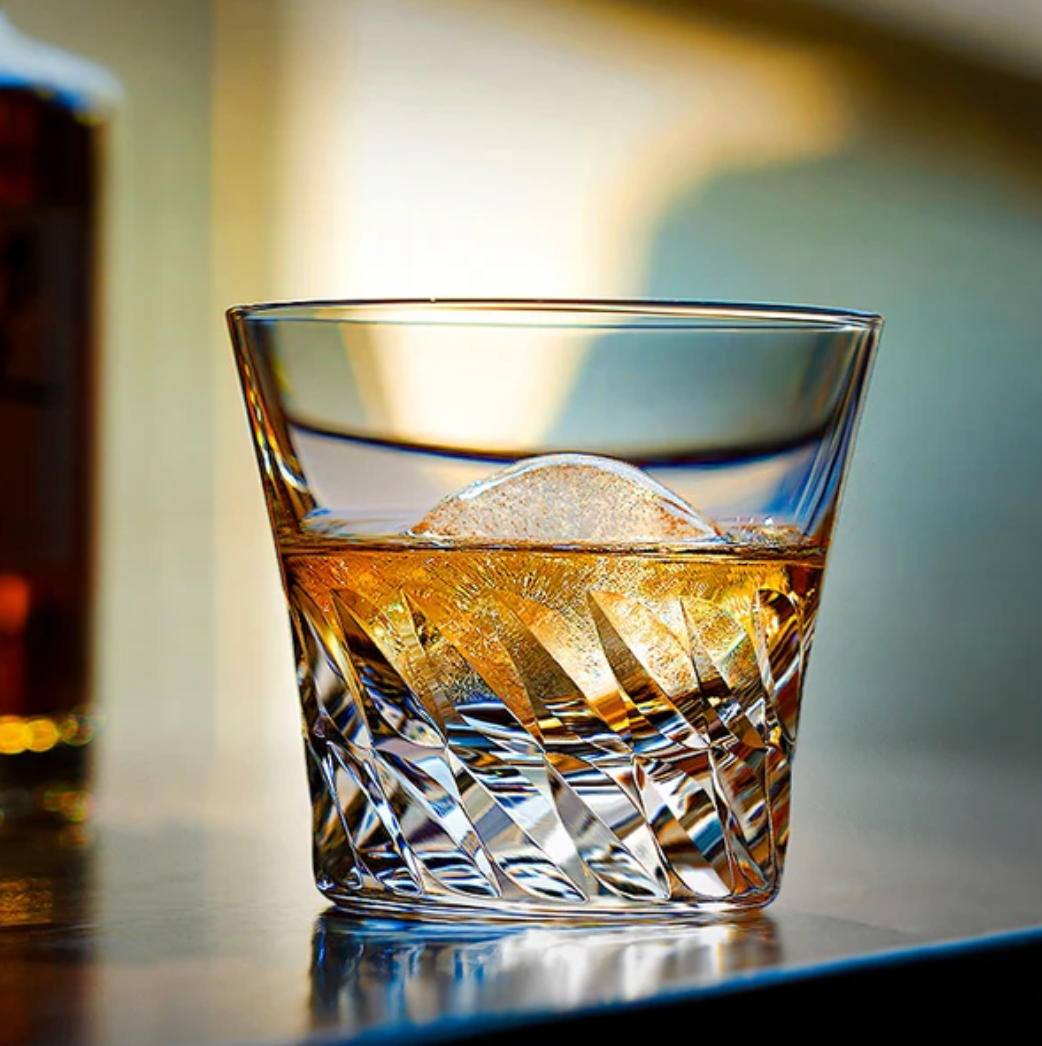 Oriental Artisan Edo Kiriko Whiskey Glass - Thumbnail 3