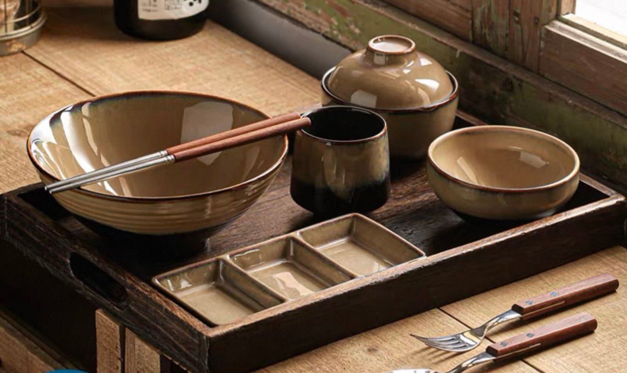 Oriental Artisan Japanese Ramen Tableware Set - Thumbnail 3