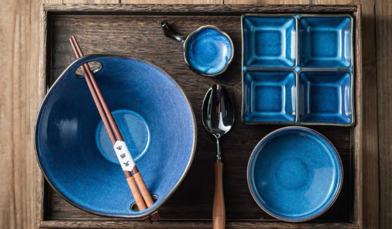 Handmade Japanese Ramen Bowl Set - Thumbnail 3