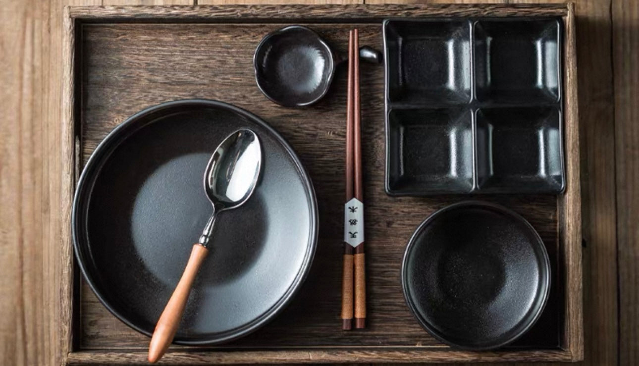 7-Piece Japanese Handmade Ramen Bowl Set