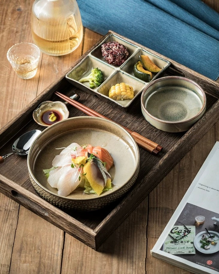 7-Piece Japanese Handmade Ramen Bowl Set