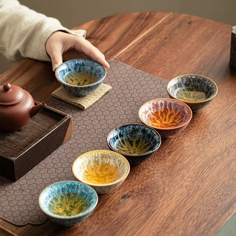 Prismatic Kiln-Transmutation Teacup Set