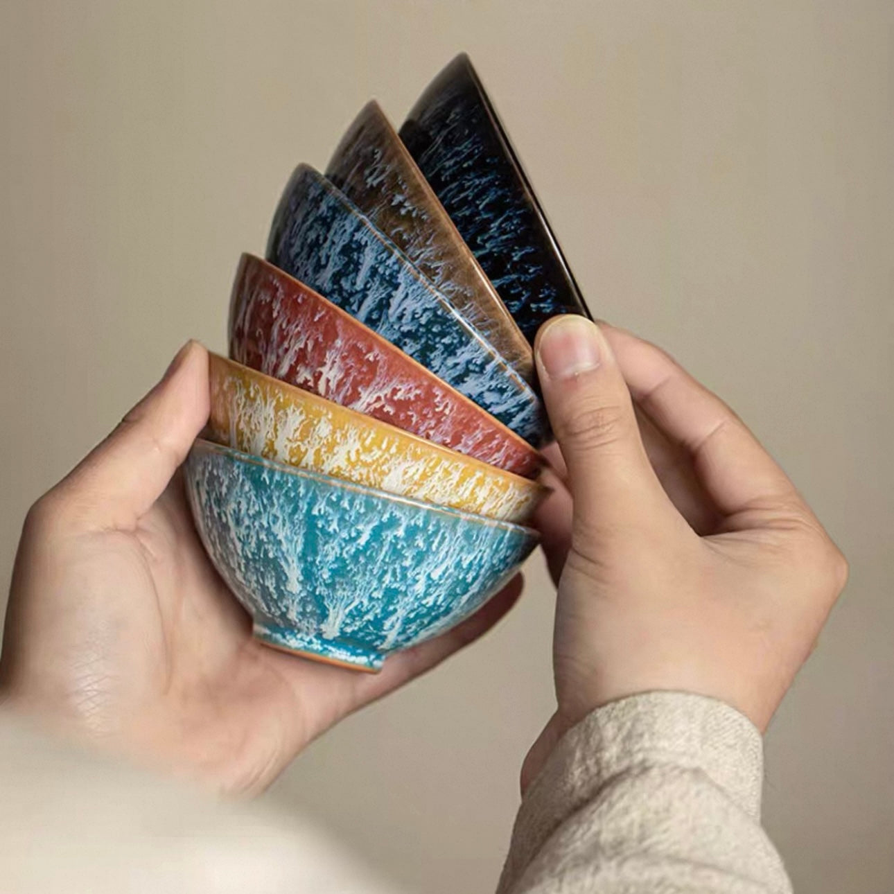 Prismatic Kiln-Transmutation Teacup Set - Thumbnail 4